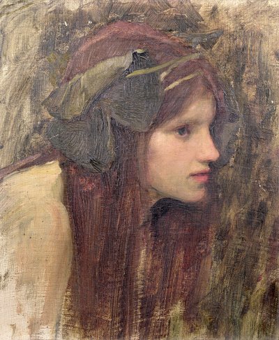 Studie für eine Najade von John William Waterhouse